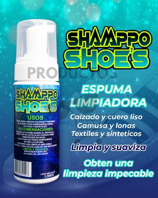 LIMPIADOR DE CALZADO SHAMPPO SHOES